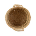 Velmora™ Natural Maize Colored Stripe Basket, Green, Large