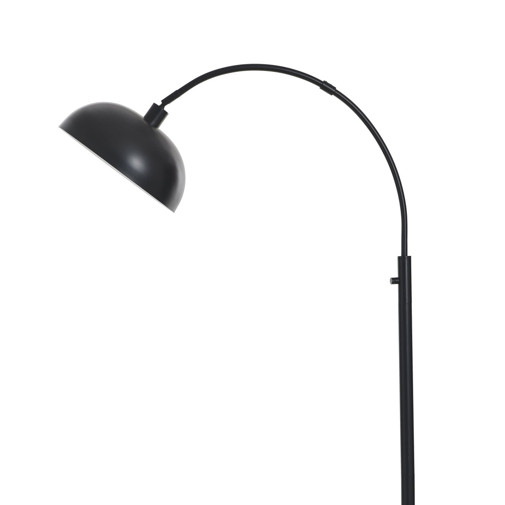 Velmora™ Black Finish Arch Dome Floor Lamp