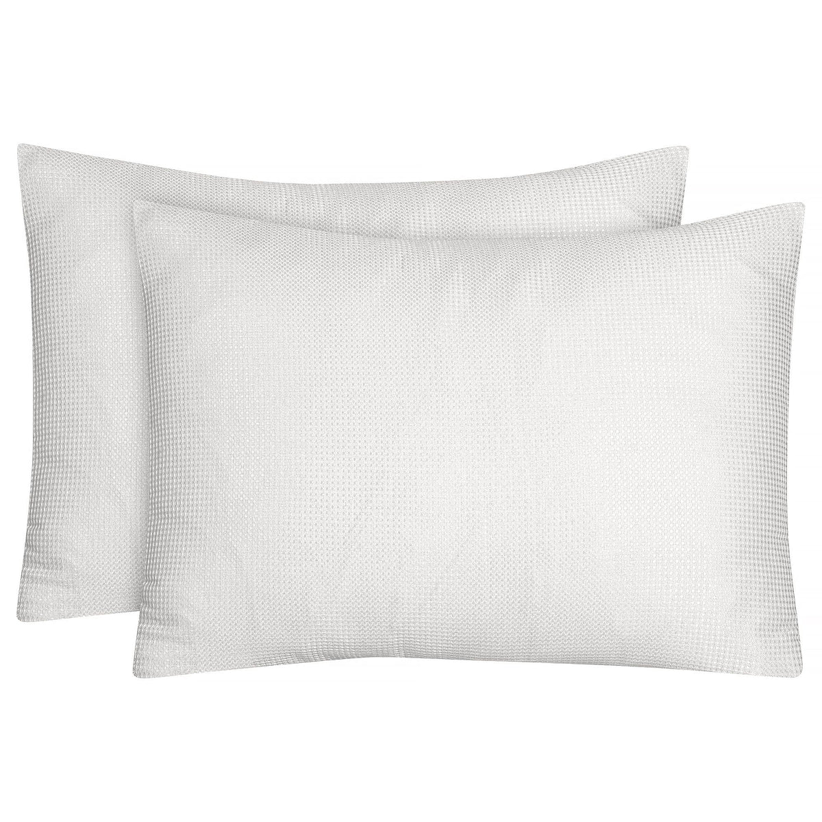 Velmora™ 3-Piece Waffle Comforter Set with Matching Shams, Full/Queen, Vanilla Dream