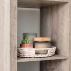 Velmora™ 3 Cube Storage Organizer, Rustic Gray