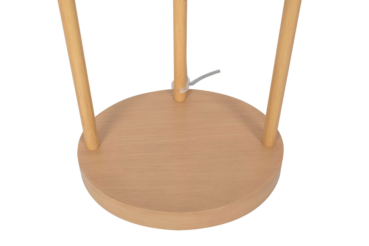 Velmora™ 62 in Farmhouse Light Wood Floor Lamp