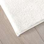 Velmora™ Solid Soft Rabbit Faux Fur Area Rug Black,30x46"