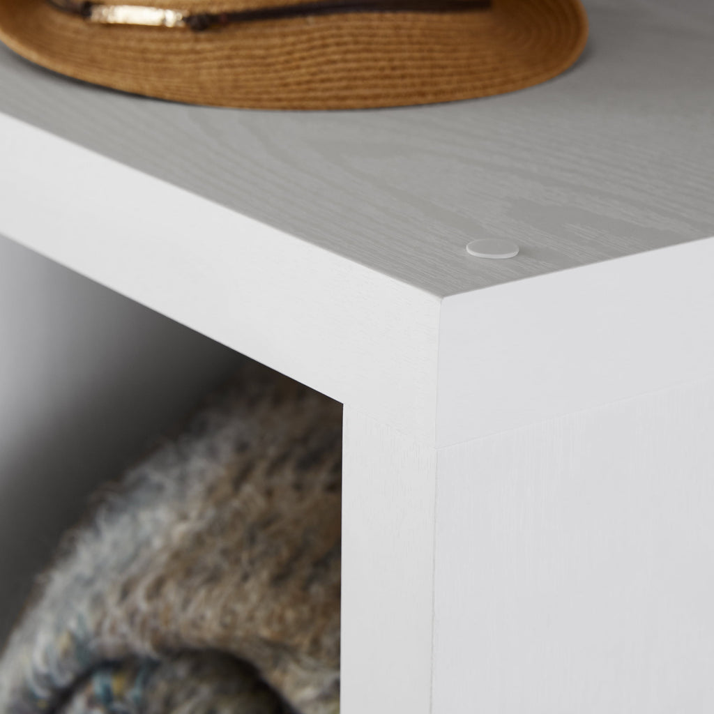 Velmora™ 16 Cube Storage Organizer, White Texture