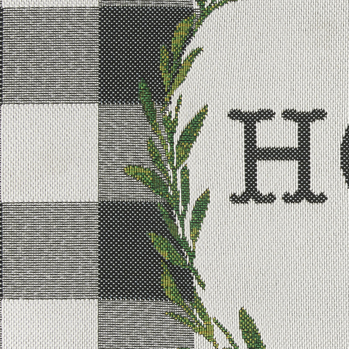 Velmora™ (4 pack) Buffalo Check Home Kitchen Rug - 20" x 30" - 65% Polypropylene/ 35% Polyester - Grey