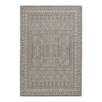 Velmora™ 8 ft 5 in x 13 ft Grey Medallion Outdoor Area Rug
