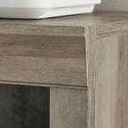 Velmora™ Glendale 5 Shelf Bookcase, Rustic Gray Finish