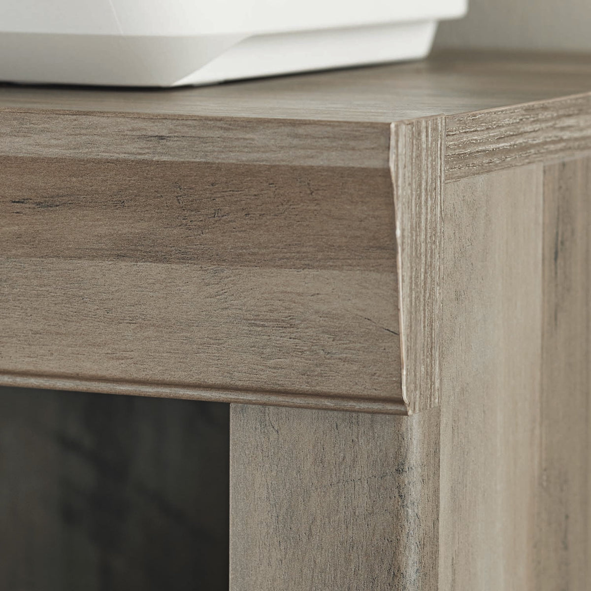 Velmora™ Glendale 5 Shelf Bookcase, Rustic Gray Finish