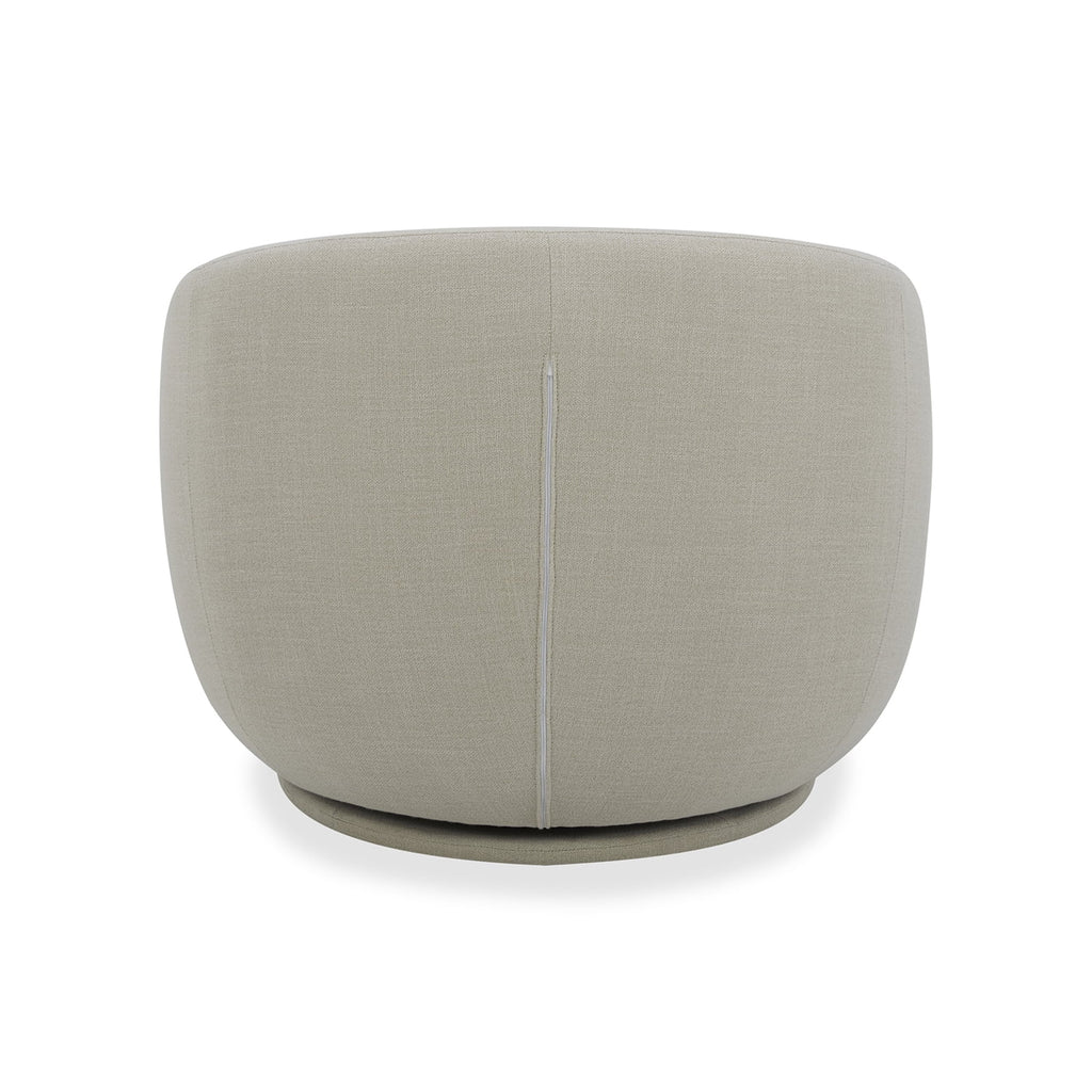 Velmora™ Mira Swivel Accent Chair, Cream