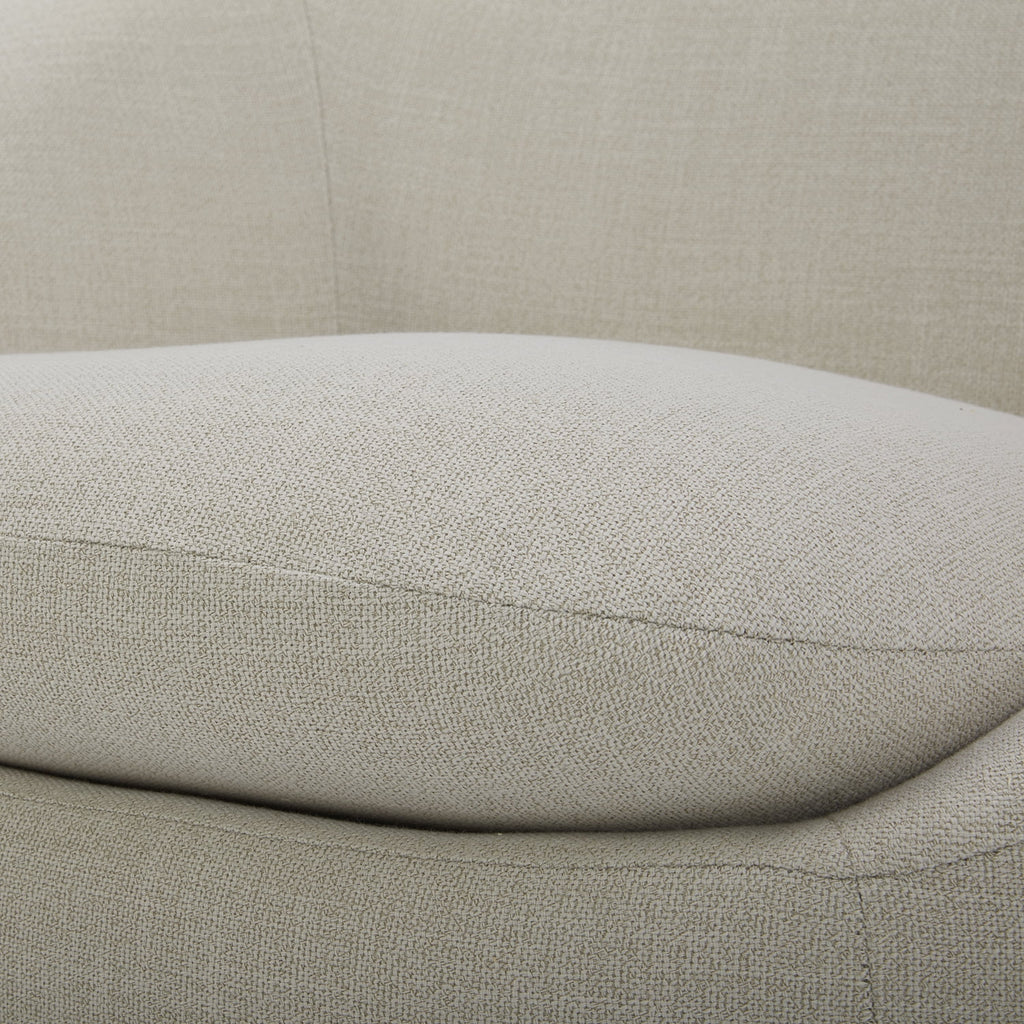Velmora™ Mira Swivel Accent Chair, Cream