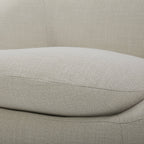 Velmora™ Mira Swivel Accent Chair, Cream