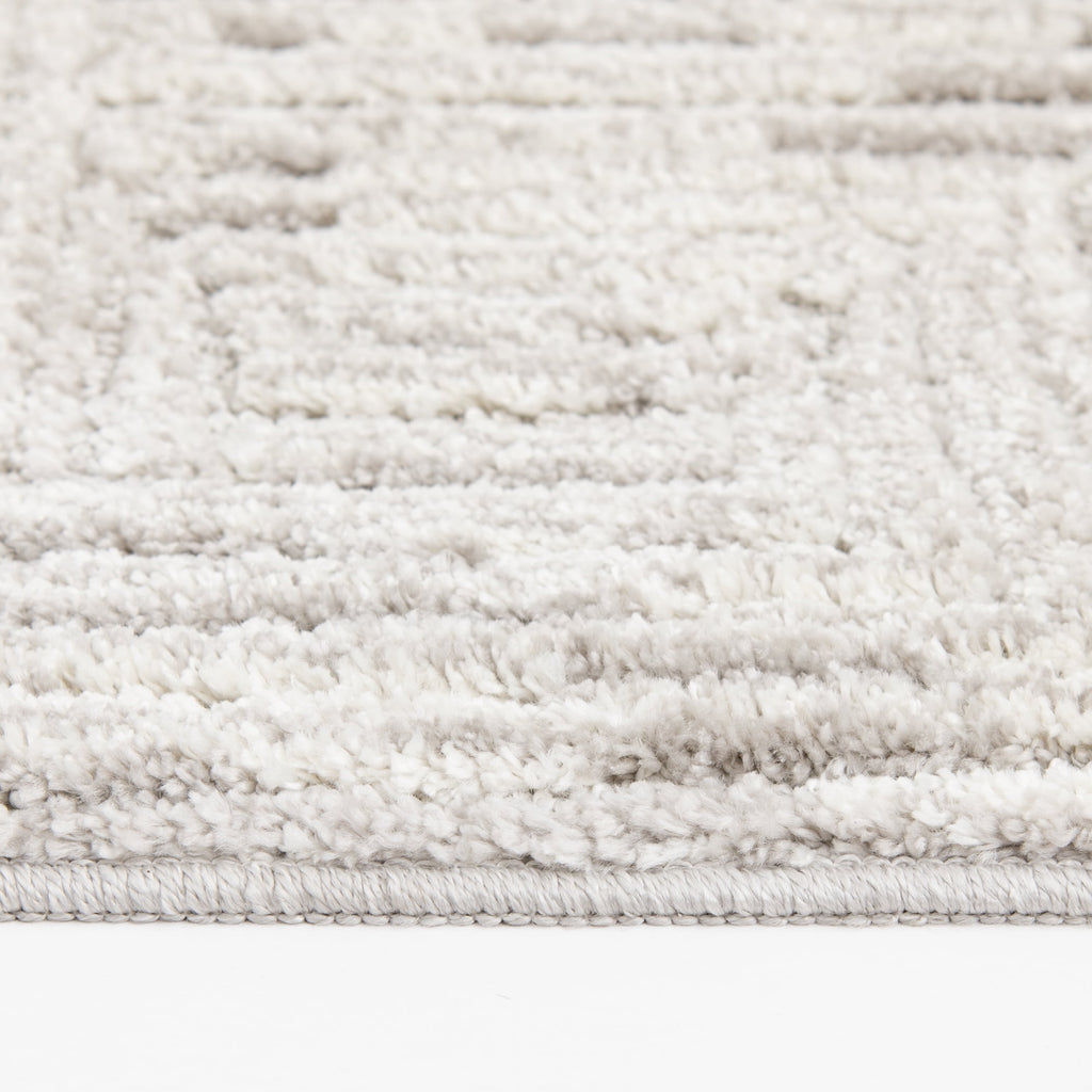 Velmora™ 5' x 7' Gray Geometric Block Hi Low Area Rug