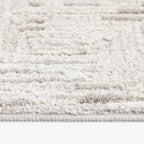 Velmora™ 5' x 7' Gray Geometric Block Hi Low Area Rug
