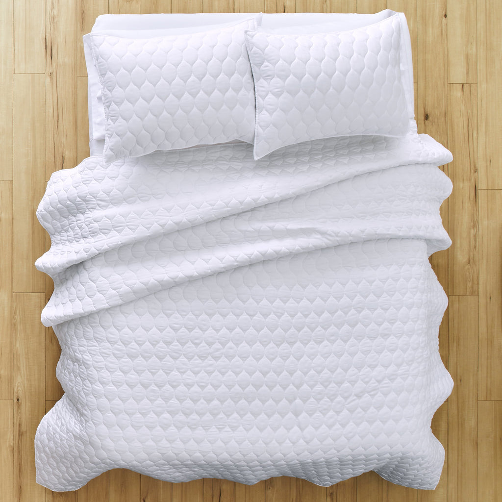 Velmora™ Tencel Quilt, White, King, All-Ages