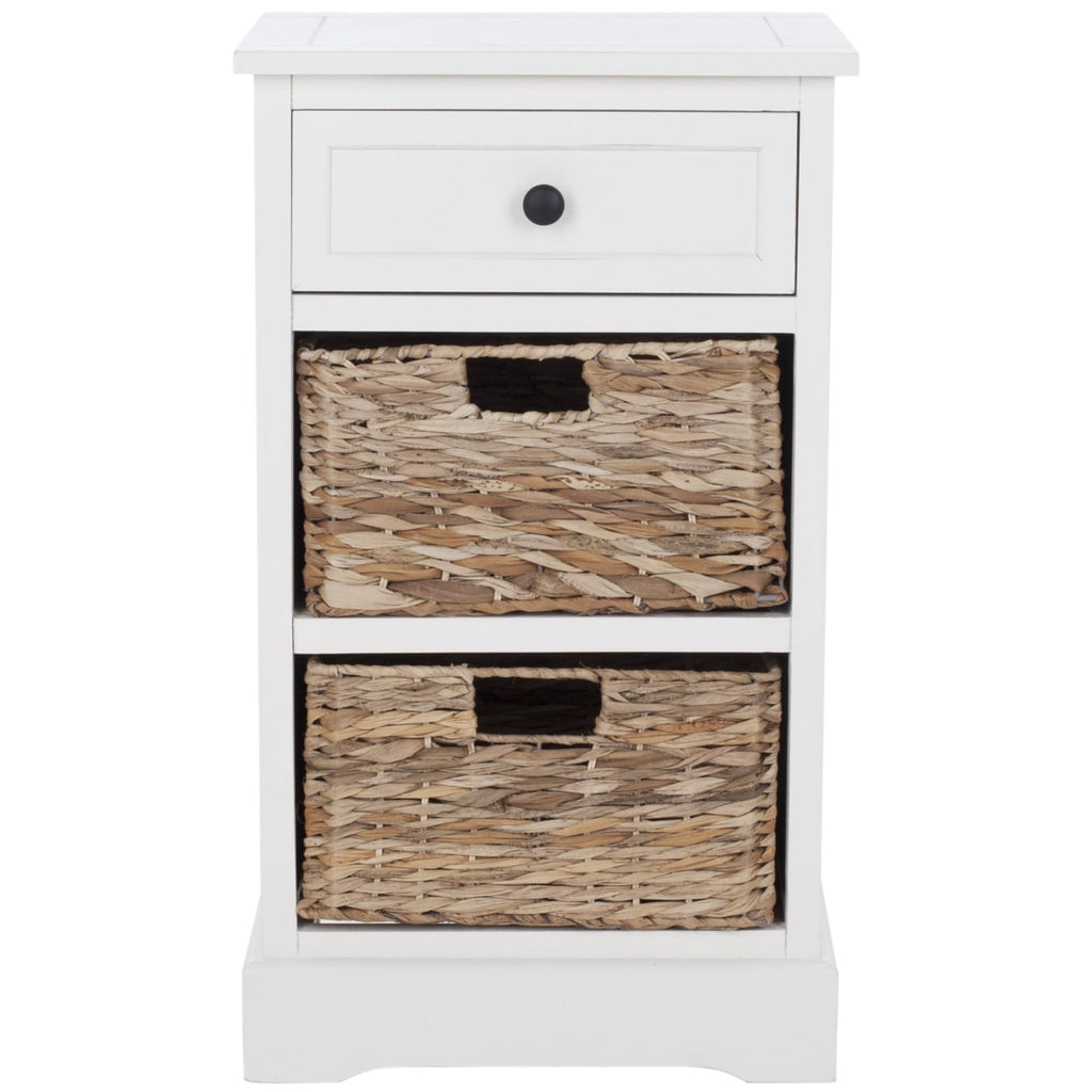 Velmora™ Carrie Side Storage Side Table Distressed Cream