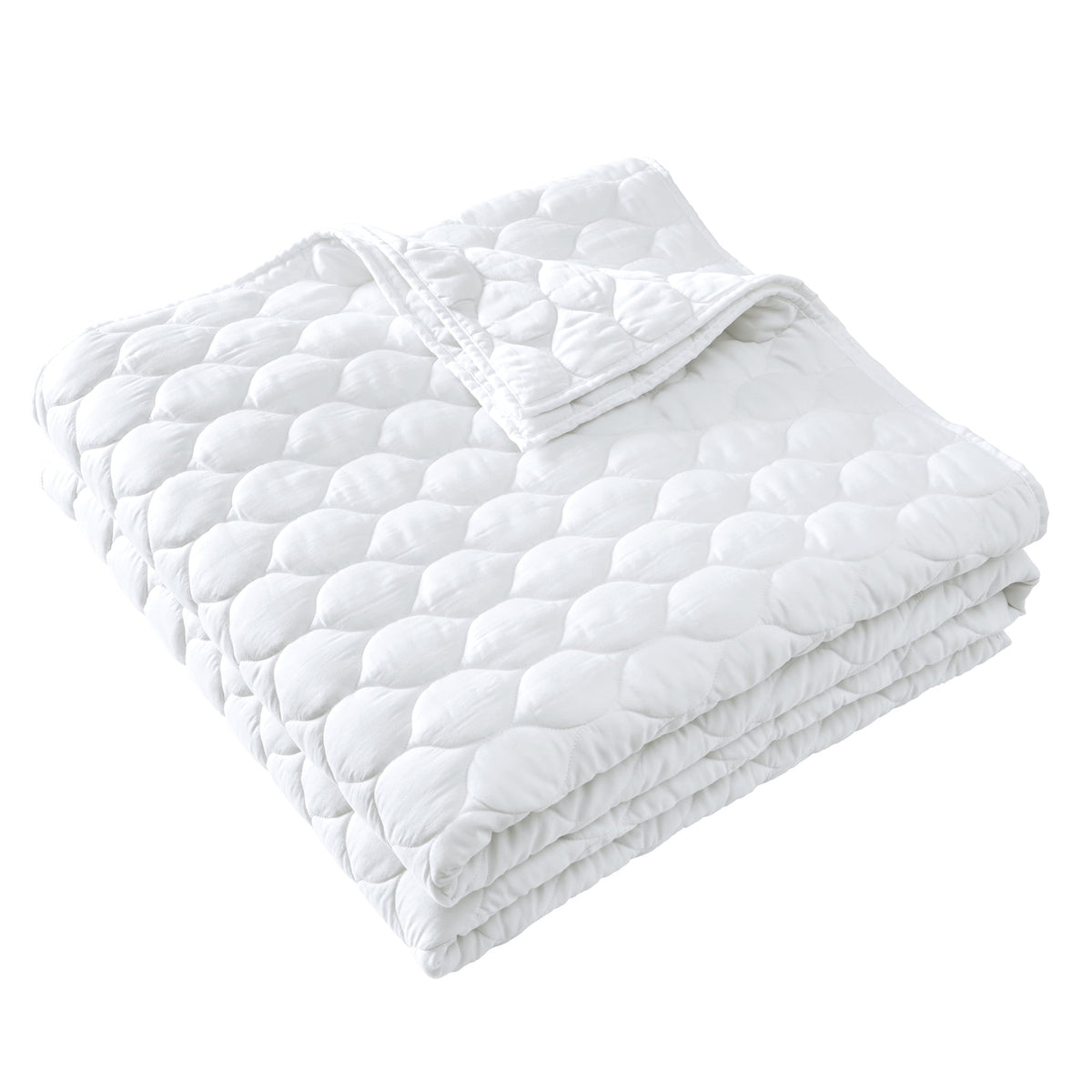 Velmora™ Tencel Quilt, White, King, All-Ages