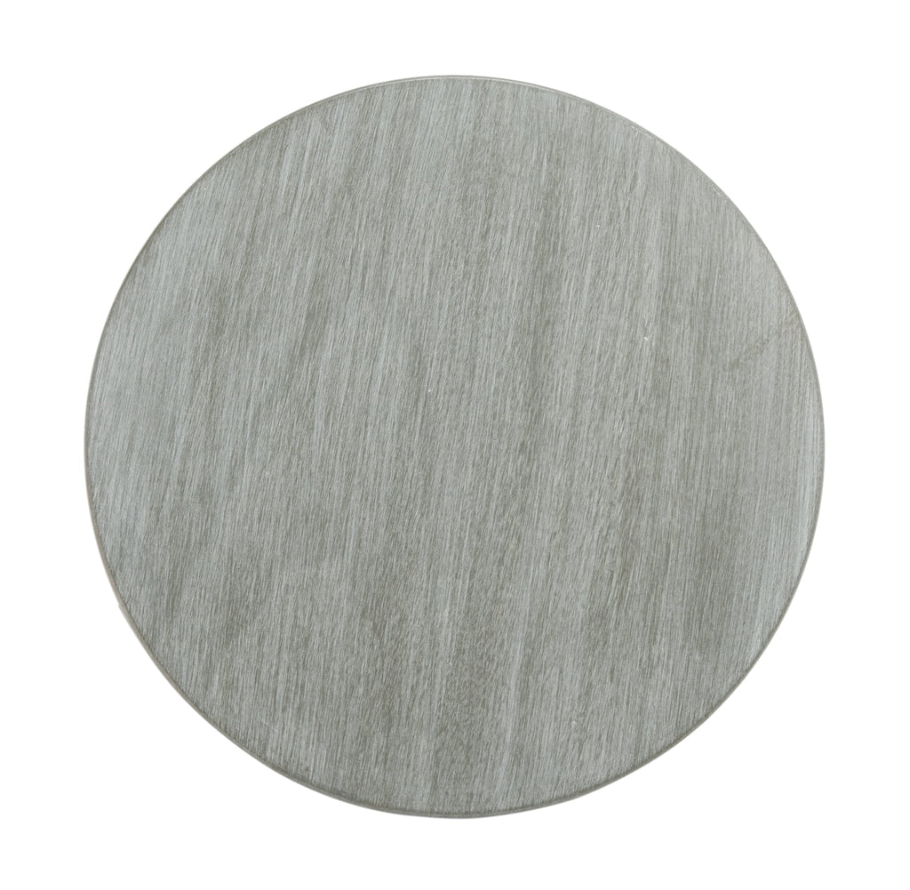 Velmora™ Orion Round 3-Leg Casual Accent Table, Slate Grey