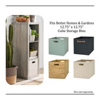 Velmora™ 3 Cube Storage Organizer, Rustic Gray