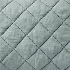 Velmora™ Diamond Gauze Quilt, Sage Green, Full/Queen