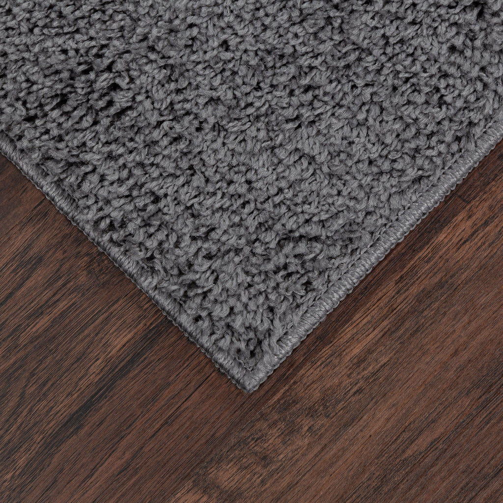 Velmora™ (2 pack) Solid Shag Indoor Area Rug, Gray, 3 ft x 4 ft 8 in