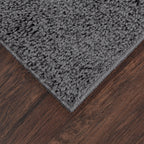 Velmora™ (2 pack) Solid Shag Indoor Area Rug, Gray, 3 ft x 4 ft 8 in