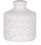 Velmora™ White Ceramic Table Lamp, 15"
