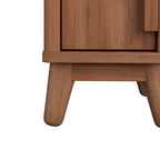 Velmora™ Greyson Slim Bathroom Storage Cabinet with Toilet Paper Holder, Walnut Finish
