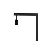 Velmora™ Contemporary Metal 62in Floor Lamp with on/off Foot Switch, Black