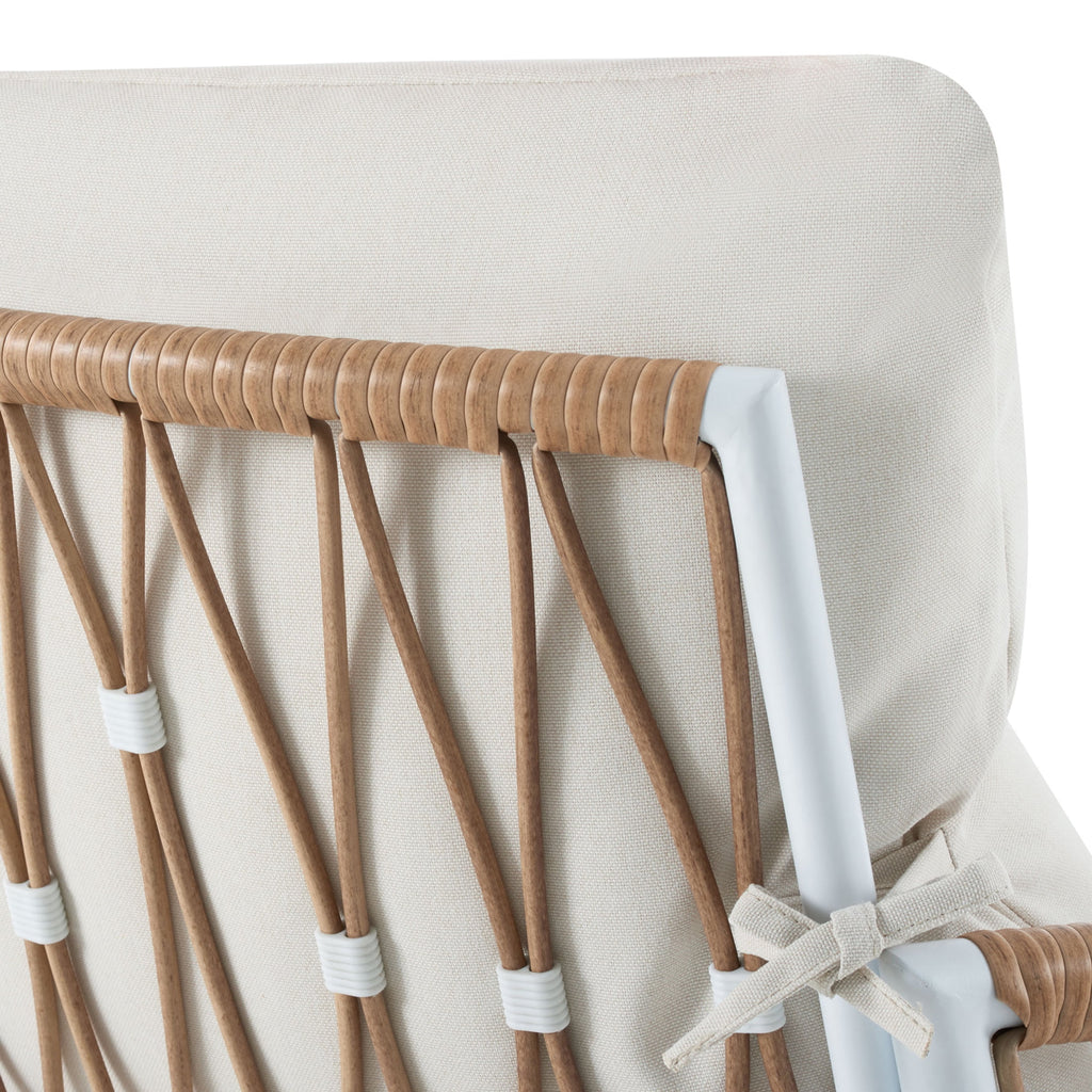Velmora™ Lilah 2-Pack Outdoor Wicker Lounge Chairs, White