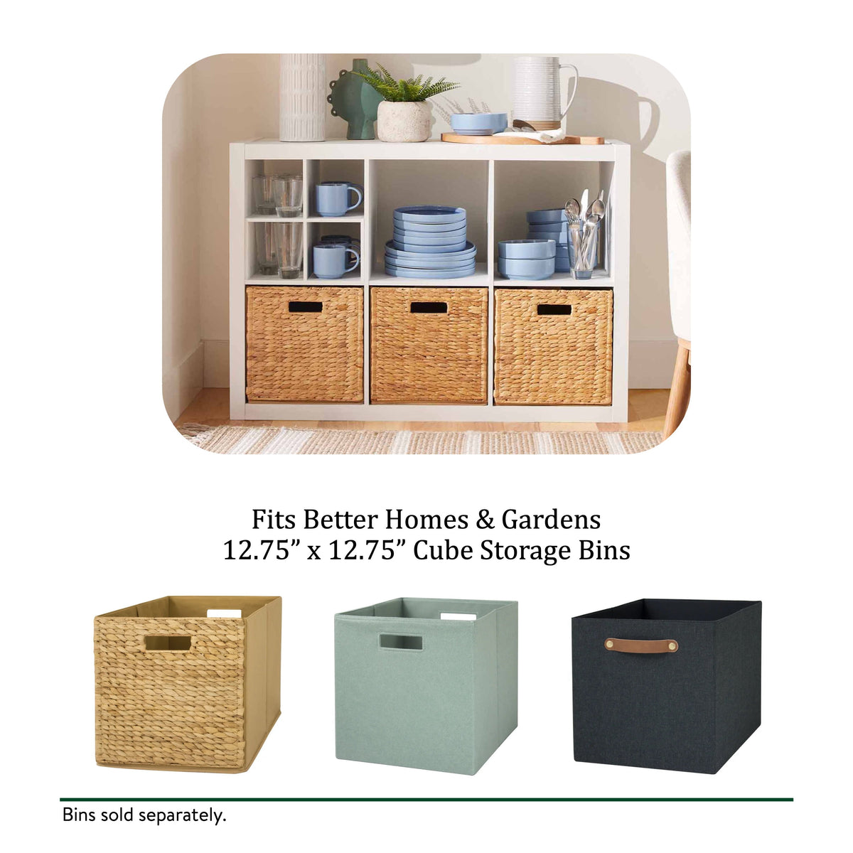 Velmora™ 6 Cube Storage Organizer, White Texture