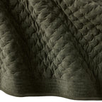Velmora™ Tufted Matte Velvet Quilt, Green, Full/Queen
