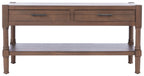 Velmora™ Filbert Solid 2 Drawer Coffee Table, Brown