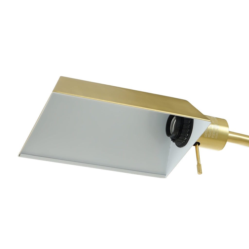 Velmora™ 1-Light Modern Adjustable Brass Floor Lamp Gold