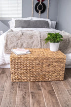 Velmora™ Natural Water Hyacinth Storage Trunk, Large