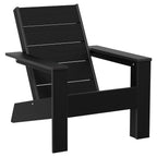 Velmora™ Ezra Outdoor HDPE Adirondack Chair, Black