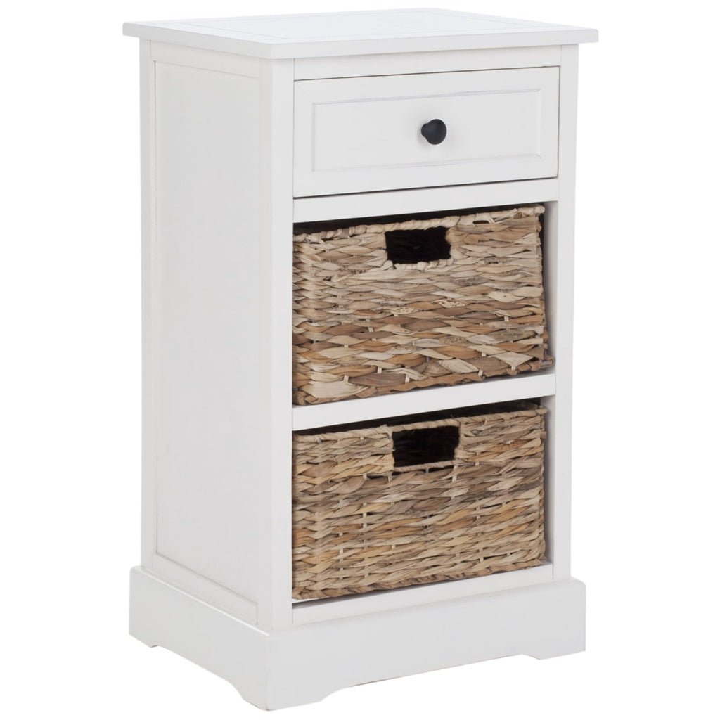 Velmora™ Carrie Side Storage Side Table Distressed Cream