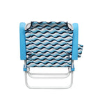 Velmora™ Oversize Fabric Chair, Blue Wave
