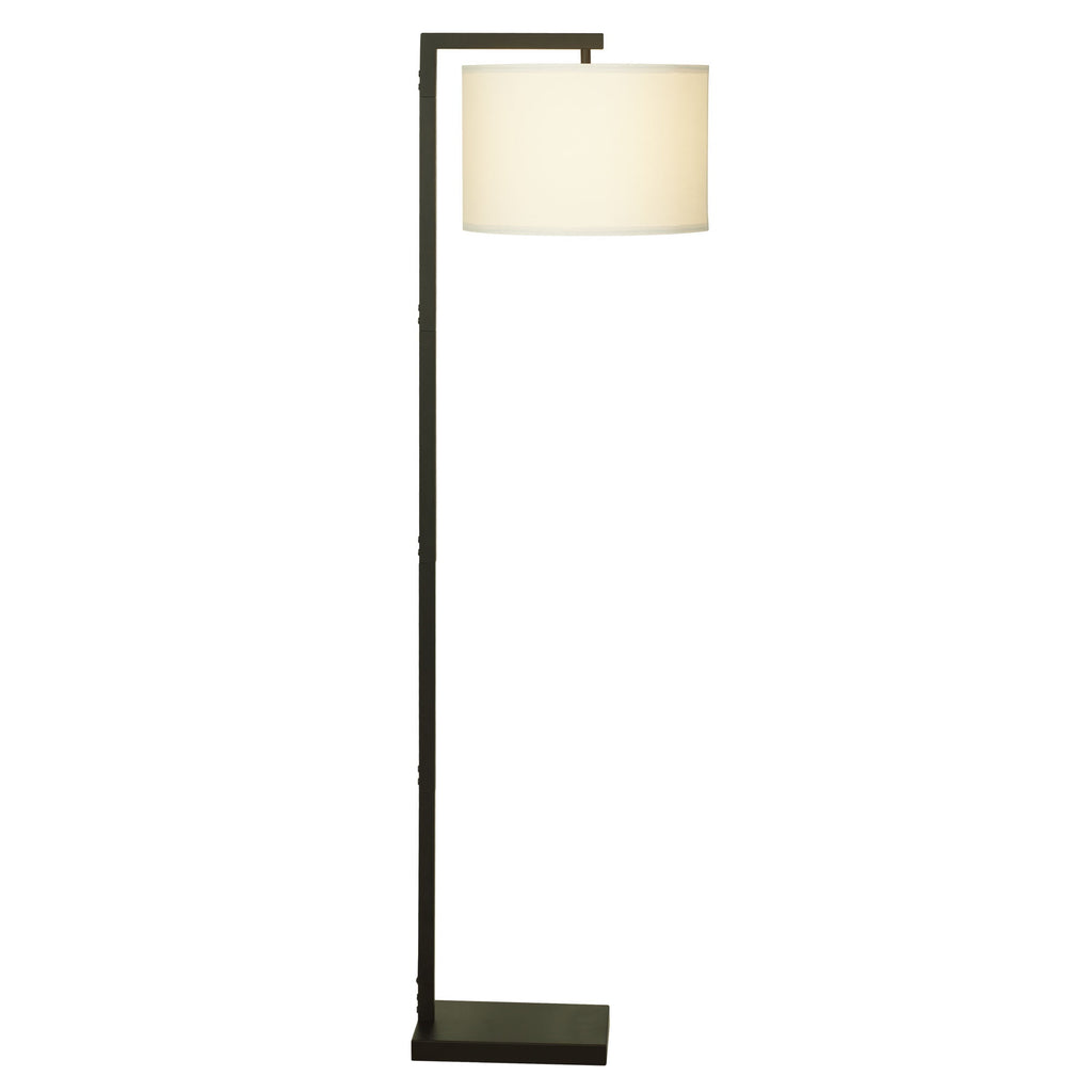 Velmora™ Contemporary Metal 62in Floor Lamp with on/off Foot Switch, Black