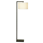 Velmora™ Contemporary Metal 62in Floor Lamp with on/off Foot Switch, Black