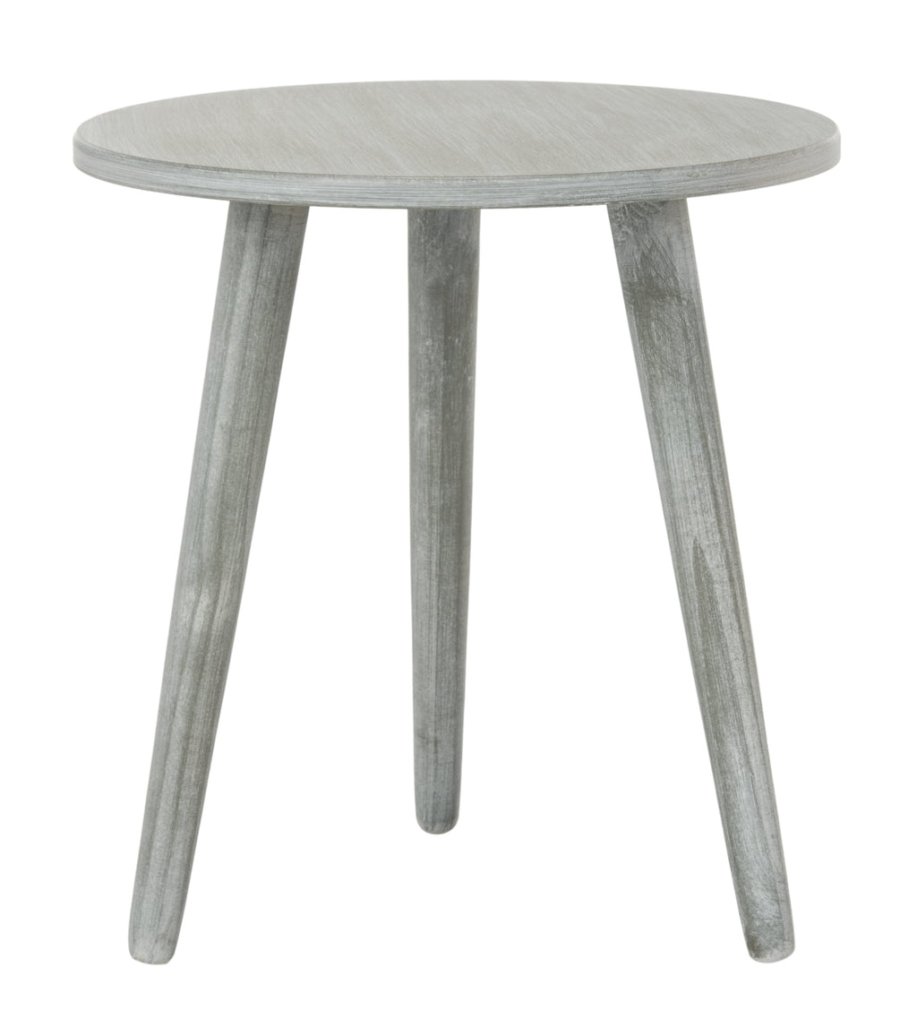 Velmora™ Orion Round 3-Leg Casual Accent Table, Slate Grey