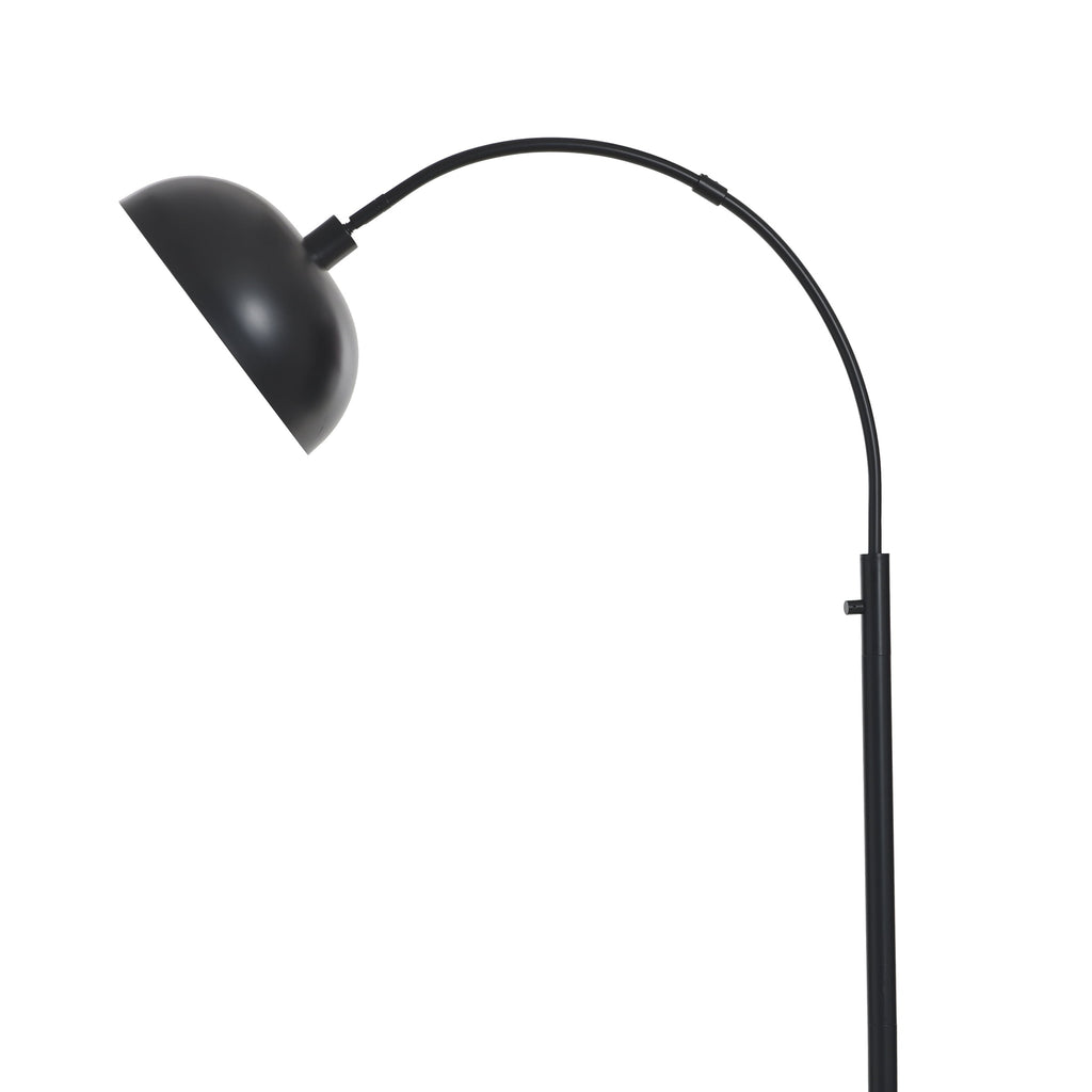 Velmora™ Black Finish Arch Dome Floor Lamp