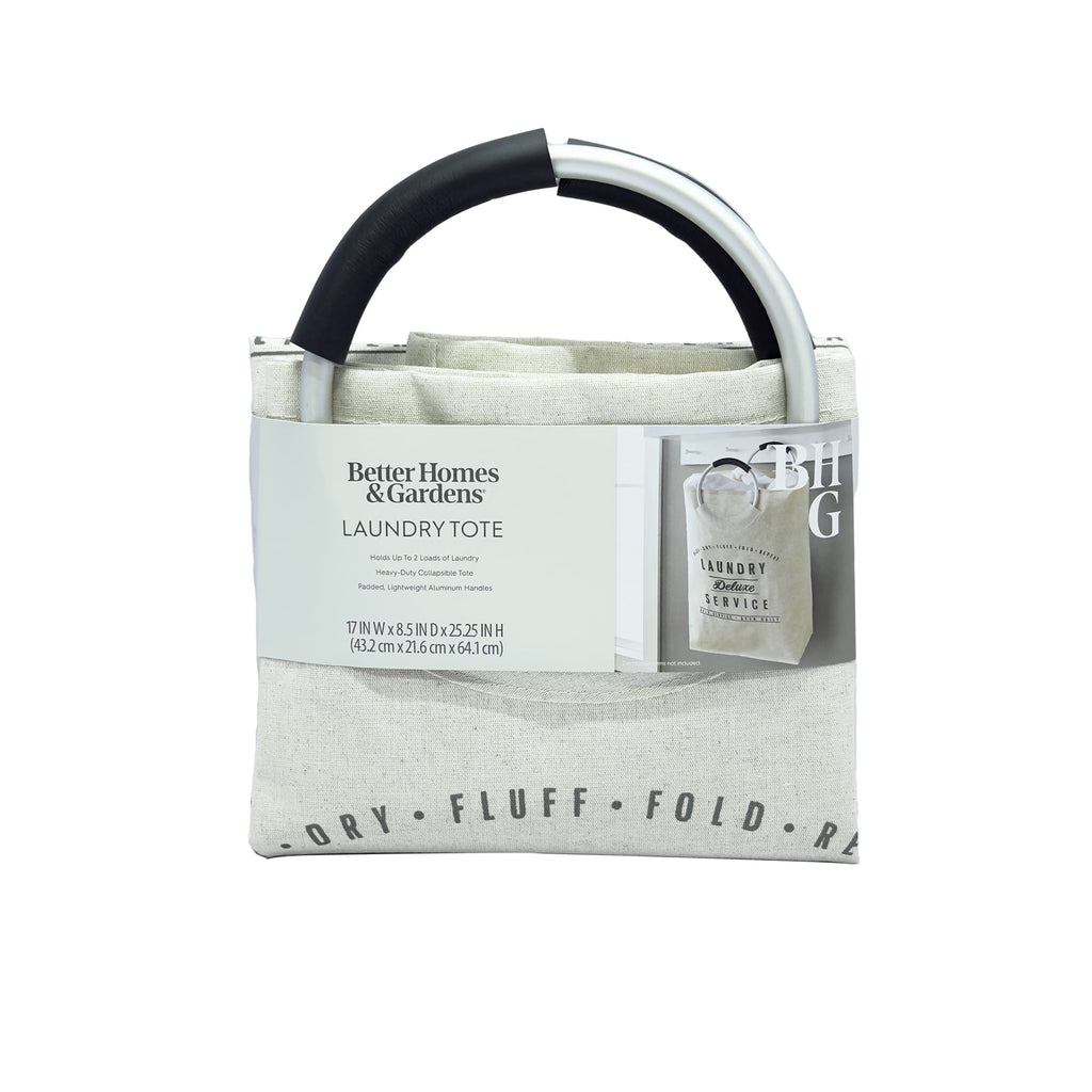 Velmora™ (2 pack) Deluxe Laundry Service Canvas Tote with Aluminum Handles