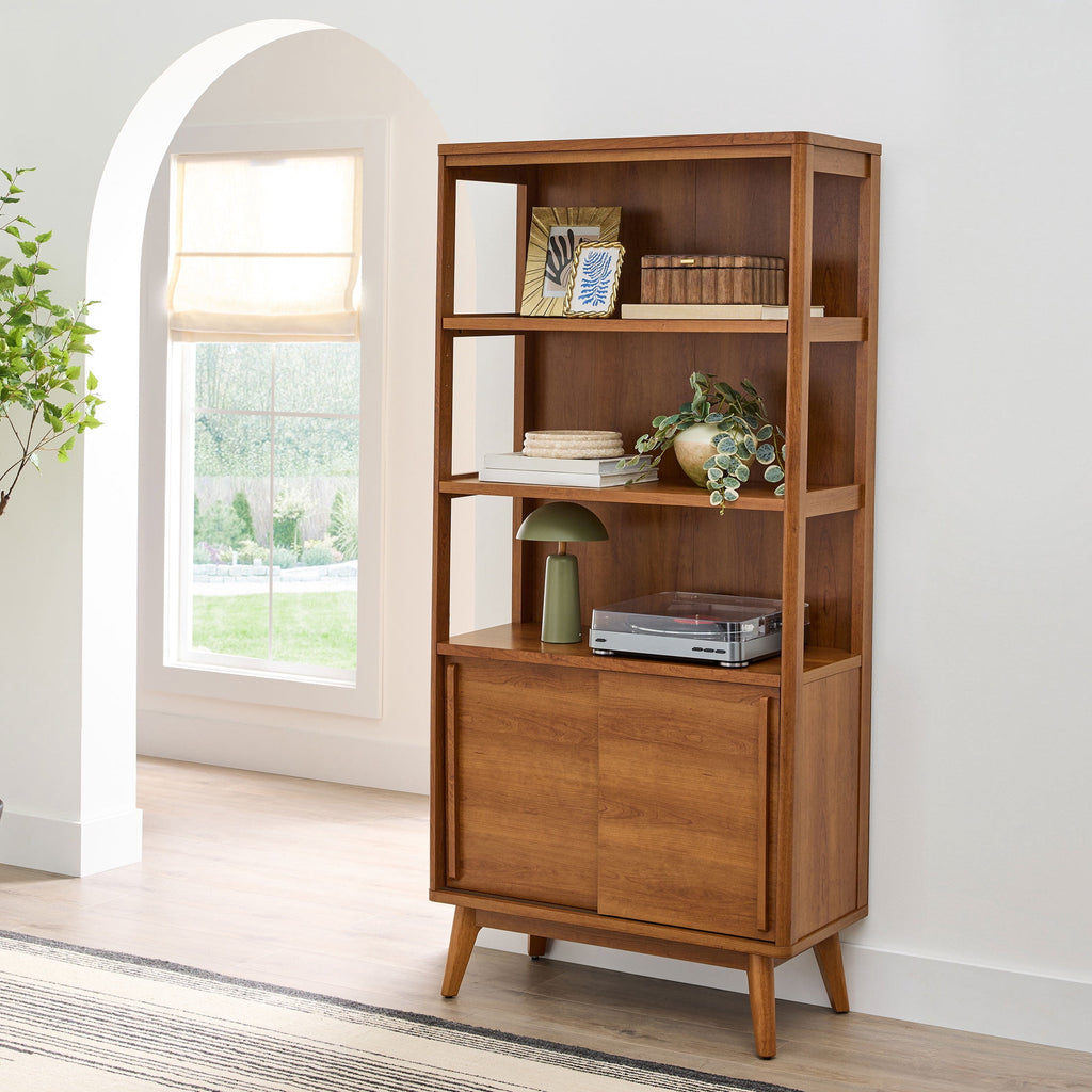 Velmora™ Greyson Bookcase, Acorn Finish