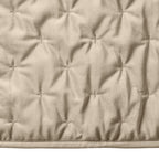 Velmora™ Tan Soft Velvet Embroidered Quilt, Full/Queen