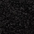 Velmora™ (2 pack) Traditional Solid Black Shag Indoor Area Rug, 3' x 4'8"