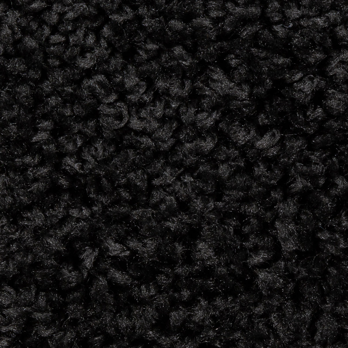 Velmora™ (2 pack) Traditional Solid Black Shag Indoor Area Rug, 3' x 4'8"