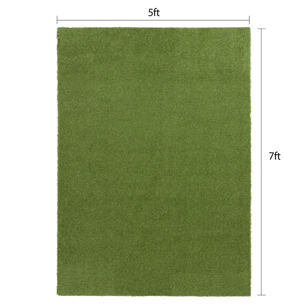 Velmora™ (2 pack) Green Faux Grass Outdoor Rug, 5'x7'