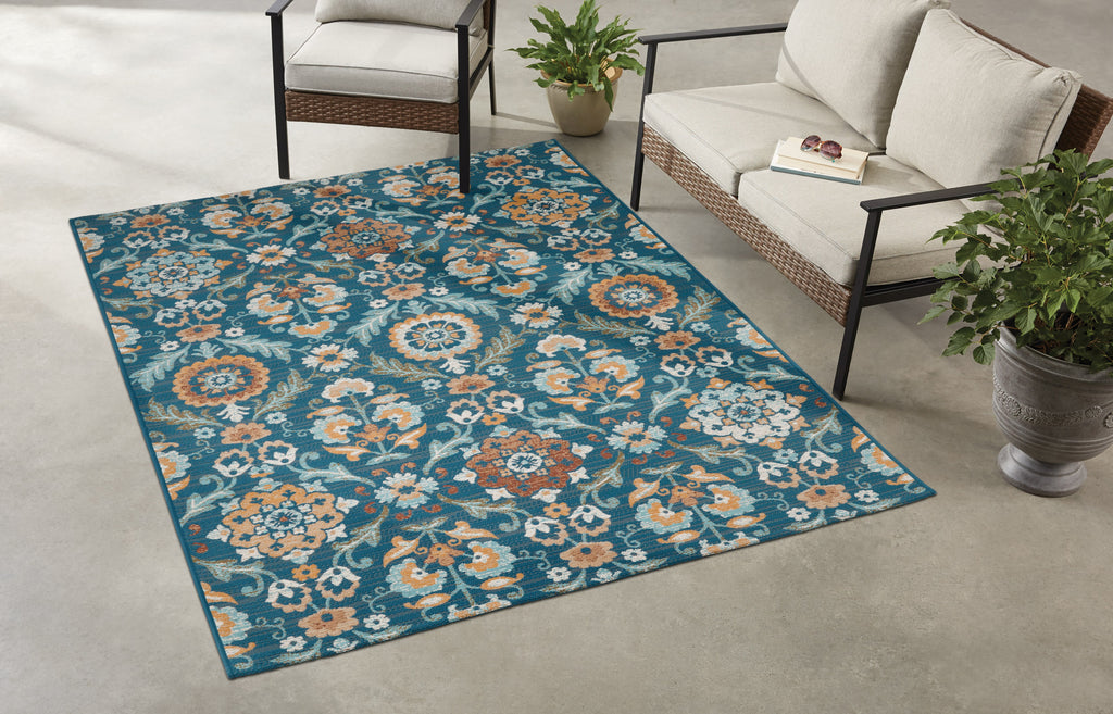 Velmora™ 5' x 7' Multi Medallion Outdoor Rug