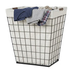 Velmora™ 75L Rectangular Steel Wire Laundry Hamper with Removable Liner, Natural, Adult