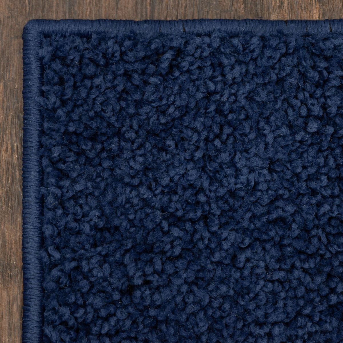 Velmora™ Traditional Solid Navy Youth Shag Indoor Area Rug, 5 ft x 7 ft