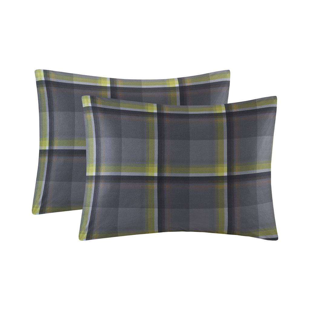 Velmora™ Western Plaid 3-Piece Green Comforter Set, Full/Queen